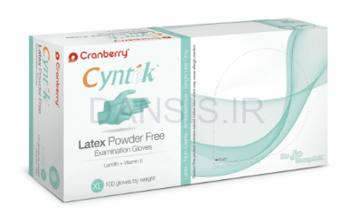 تصویر  دستکش لاتکس بدون پودر Cranberry - cyntek