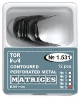 تصویر  نوار ماتریس عاجی کوهان دار Contoured Perforated Metal