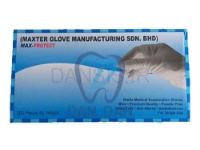 تصویر  دستکش نیتریل بدون پودر آبی Max-Protect