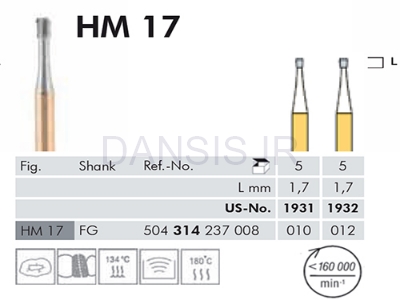 تصویر  فرز فیشور کارباید Meisinger HM17