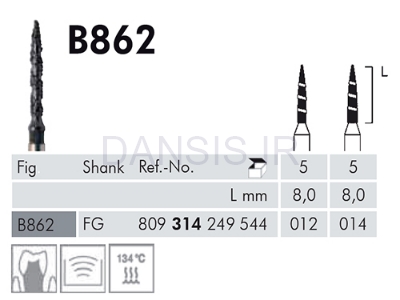 تصویر  فرز کارباید کبری Meisinger B862