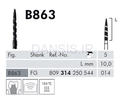 تصویر  فرز کارباید کبری Meisinger B863