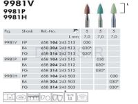 تصویر  مولت لاستیکی Meisinger 9981V Flexible Polishers
