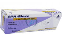 تصویر  دستکش لاتکس کم پودر SPA مالزی