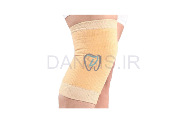 تصویر  ساق بند زانو بند طبی حوله ای مخروطی ( کد 112 ) - پاک سمن