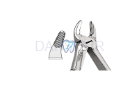 تصویر  فورسپس ریشه کش بالا اطفال بدون فنر صاف - فالکن