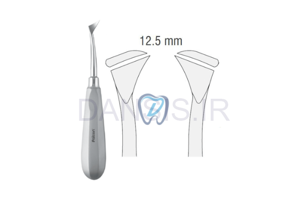 تصویر  الواتور پرچمی کرایر چپ و راست 12mm - کوشا Root Cryer