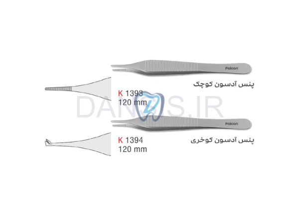 تصویر  پنس ادسون 120mm - کوشا