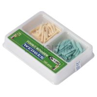 تصویر  وج چوبی آناتومیک دو رنگ 100 عددی - Tor VM