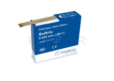 تصویر  نوار ماتریس فلزی Polydentia - Softrix matrix strip