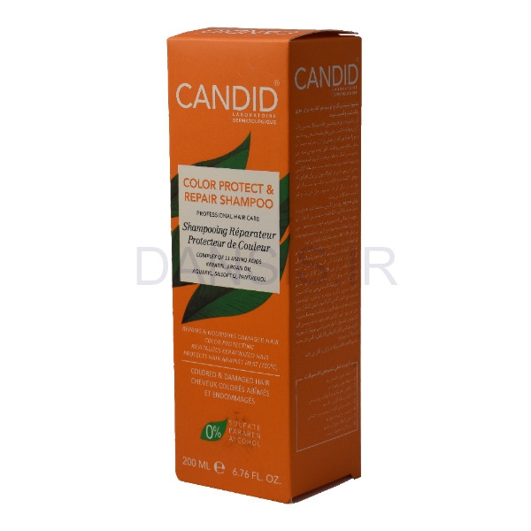 تصویر  شامپو فاقد سولفات  CANDID Color Protect and Repair 200ml