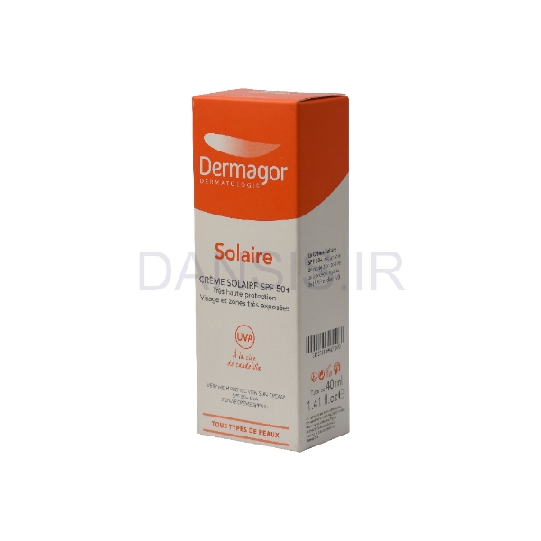 تصویر  ضد آفتاب بی‌رنگ درماگور CREAM COLAIRE SPF50 DERMAGOR