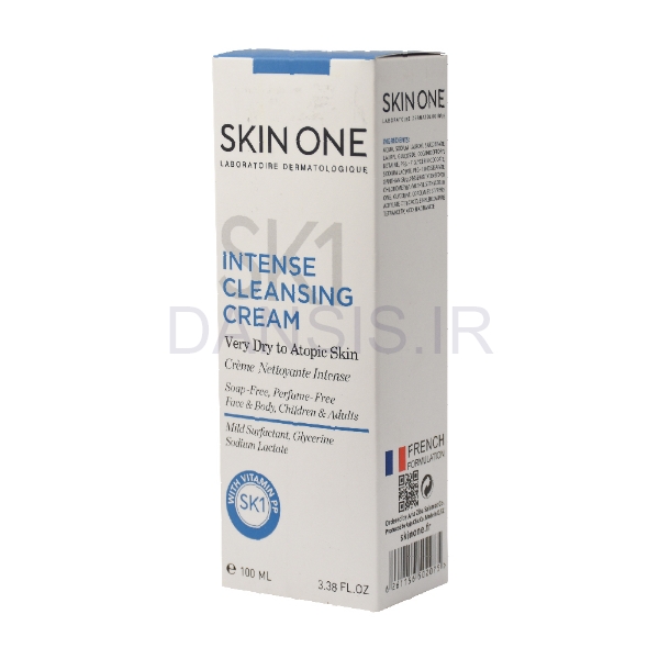 تصویر  کرم پاک کننده اینتنس صورت و بدن اسکن وان Skin One Intense Cleansing Cream 100 ml