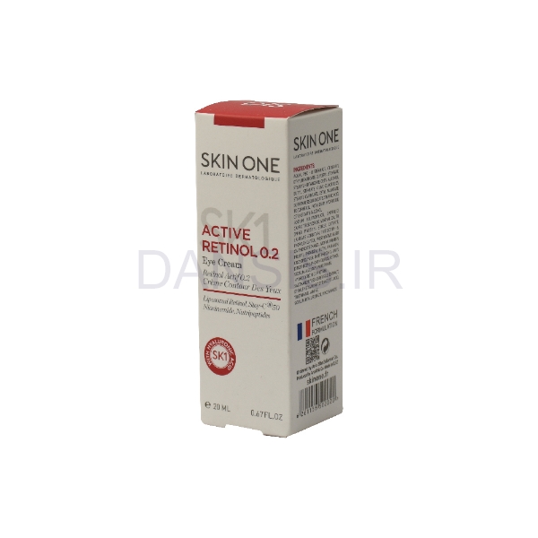تصویر  کرم دور چشم اکتیو رتینول 0.2 اسکن وان ACTIVE RETINOL 0.2 EYE CREAM 20ML SKIN ONE