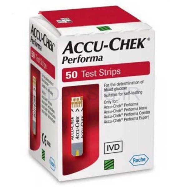 تصویر  نوار تست قند خون - اکیو چک پرفورما  Accu-Chek