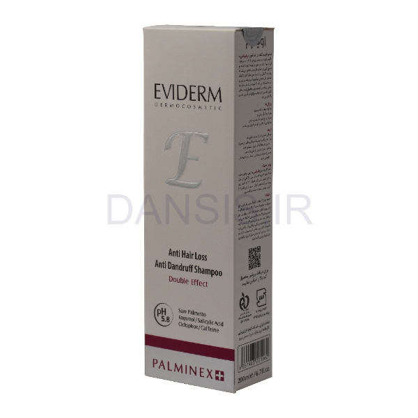 تصویر  شامپو پالمینکس پلاس اویدرم   EVIDERM PALMINEX + Anti Hair loss Anti Dandruff Shampoo 200ml