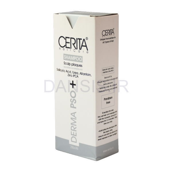 تصویر  شامپو مناسب کف سر پوسته دار سریتا  Cerita Derma PSO Shampoo