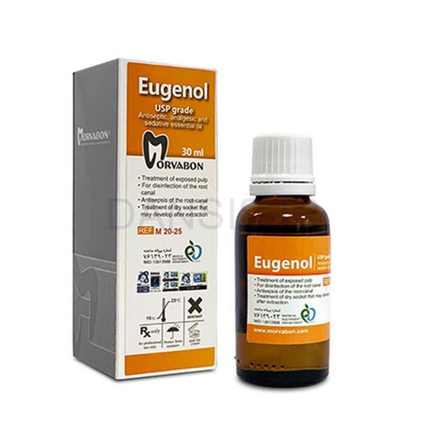 تصویر  اژنول با گرید دارویی مروابن - MORVABON Eugenol USP Grade