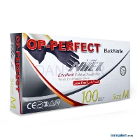 تصویر  دستکش نیتریل مشکی نیتکس 