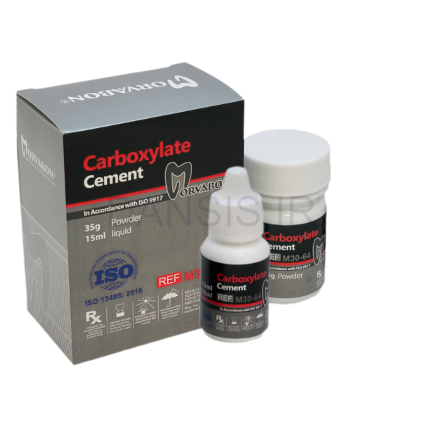 تصویر  سمان زینک پلی کربوکسیلات مروابن ( 35 گرم پودر + 15 میلی لیتر مایع )