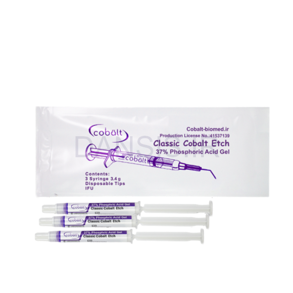 تصویر  اسید اچ 3 سرنگه 37٪ سیلیکایی کبالت