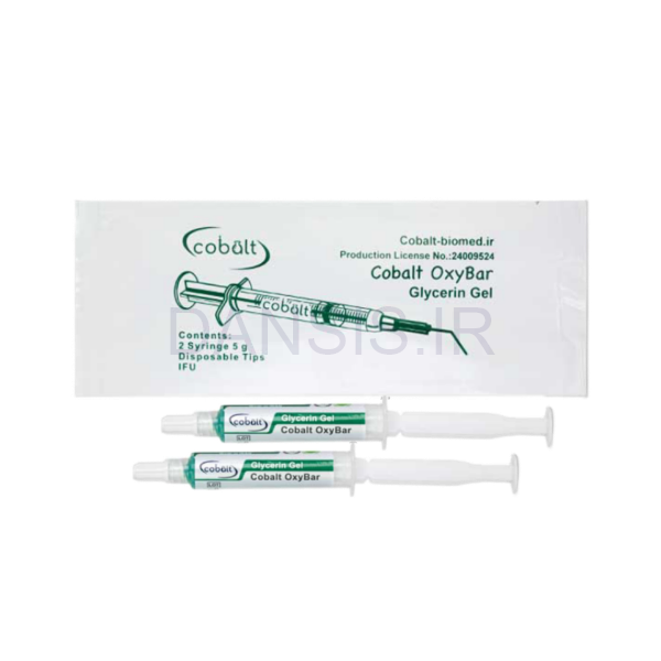 تصویر  ژل گیلیسیرین 2 سرنگه کبالت