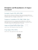 تصویر  Principles and biomechanics of aligner treatment