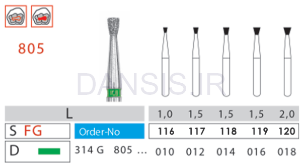 تصویر  فرز مدل 805 دیاتیز