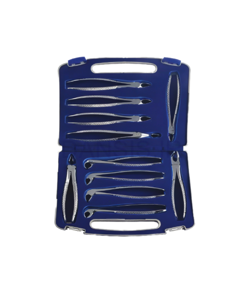 تصویر  ست فورسپس اطفال بدون فنر 10 عددی - فالکن