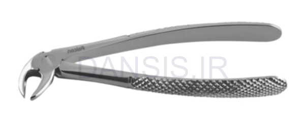 تصویر  فورسپس اطفال بدون فنر ریشه کش پایین - فالکن