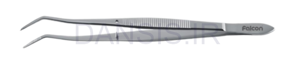 تصویر  پنس معاینه دوخم ساده - فالکن