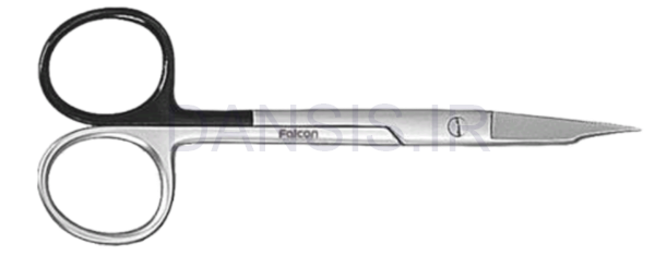 تصویر  قیچی جراحی دندانه دار - فالکن