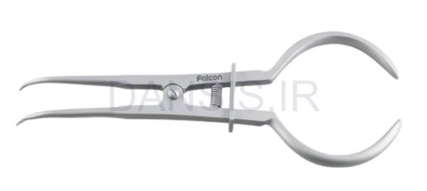 تصویر  فورسپس کلمپ یک خم - فالکن