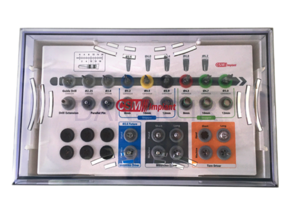 تصویر  کیت جراحی استاندارد سیستم ایمپلنت (CSM)